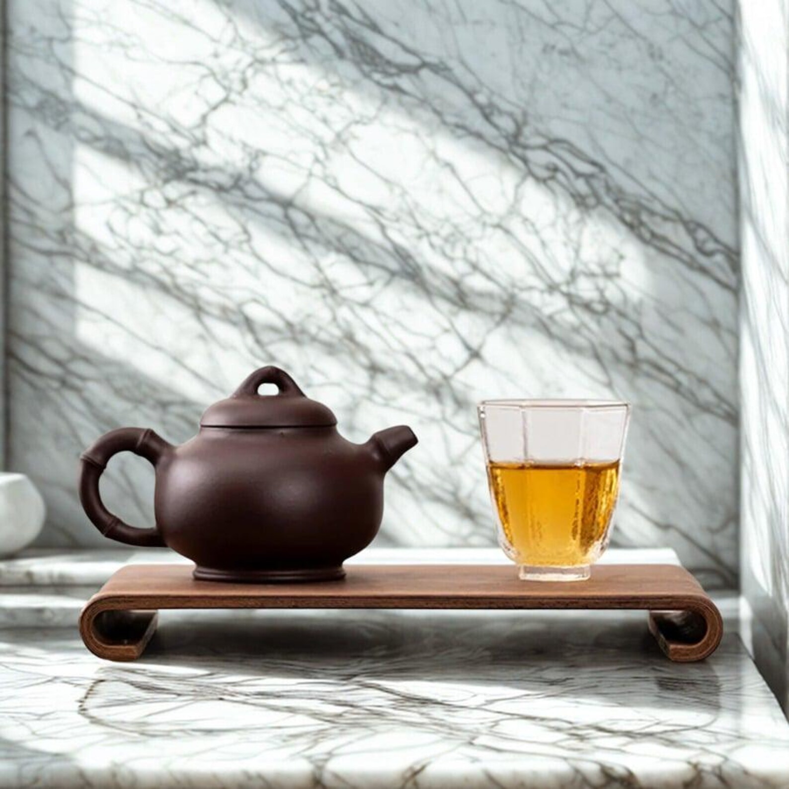 Rectangle Display Tray Wooden Rectangular Display Tray Retro Thick Heat Resistant Coffee Table ...