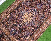 Rustic Country Style Vintage Anatolian 5 39 2 39 39 x9 39 6 39 39 Oushak Area Rug, Large Turkish Rug, Bohemian Decor Rug, Runner for Entry, Heriz Style Rug