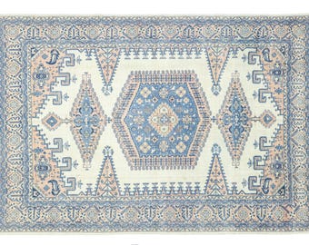 ヴィンテージ トルコ ラグ、5 x 9 フィート エリア ラグ、アンティーク