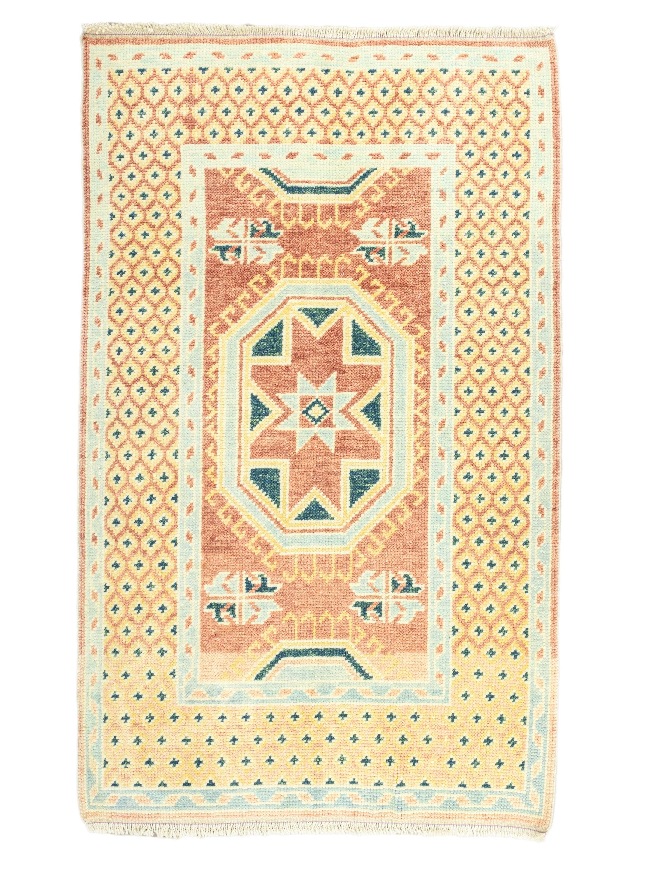 Y2651 高級トルコ絨毯 ウール 手織り 158×96㎝ 小花柄 Y2651 高級トルコ絨毯 ウール 手織り 158×96㎝ 小花柄 - メルカリ