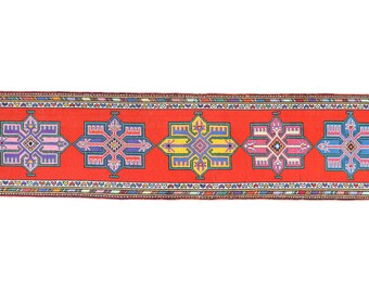 Vintage Turkish Runner - Boho Chic Bohemian Style Oushak Long Runner - Colorful Hallway or Kitchen Decor Rug - 2'10''x11'11'' - Unique Gift