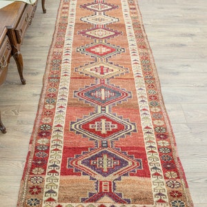 Rustic Ethnic Kitchen Rug, Pastel Aztec Diamond Long Runner, Vintage ...