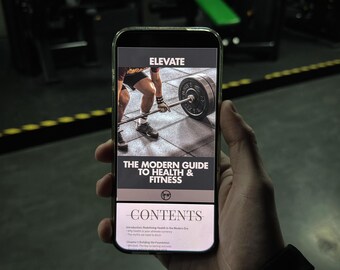 Fitness E-book PDF | Training and Nutrition Guide | Simple Workout Structure for Beginners and Intermediate