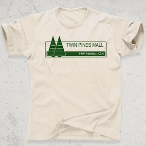 Twin Pines Mall Zeitmaschine Doc Brown Hoverboard T-Shirt zurück in die Zukunft Achtziger Jahre T-Shirt