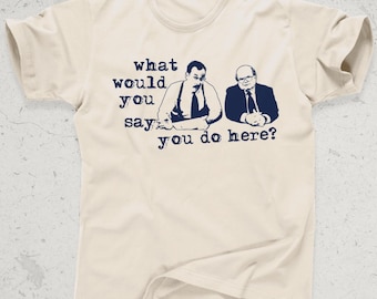 The Bobs Office Space Tom Smykowski What Would You Say You Do Here Movie T Shirt
