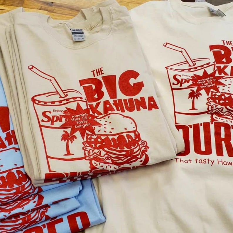 Pulp Fiction 2 unter der Leitung von Quentin Tarantino Michael Jackson Jules Winnfield John Travolta Vincent Vega das Big Kahuna Burger Herren T-Shirt Bild 10