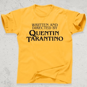 Written & Directed Film Credit Tee | Cult Cinema Movie T Shirt | Retro Filmmaker Graphic Shirt