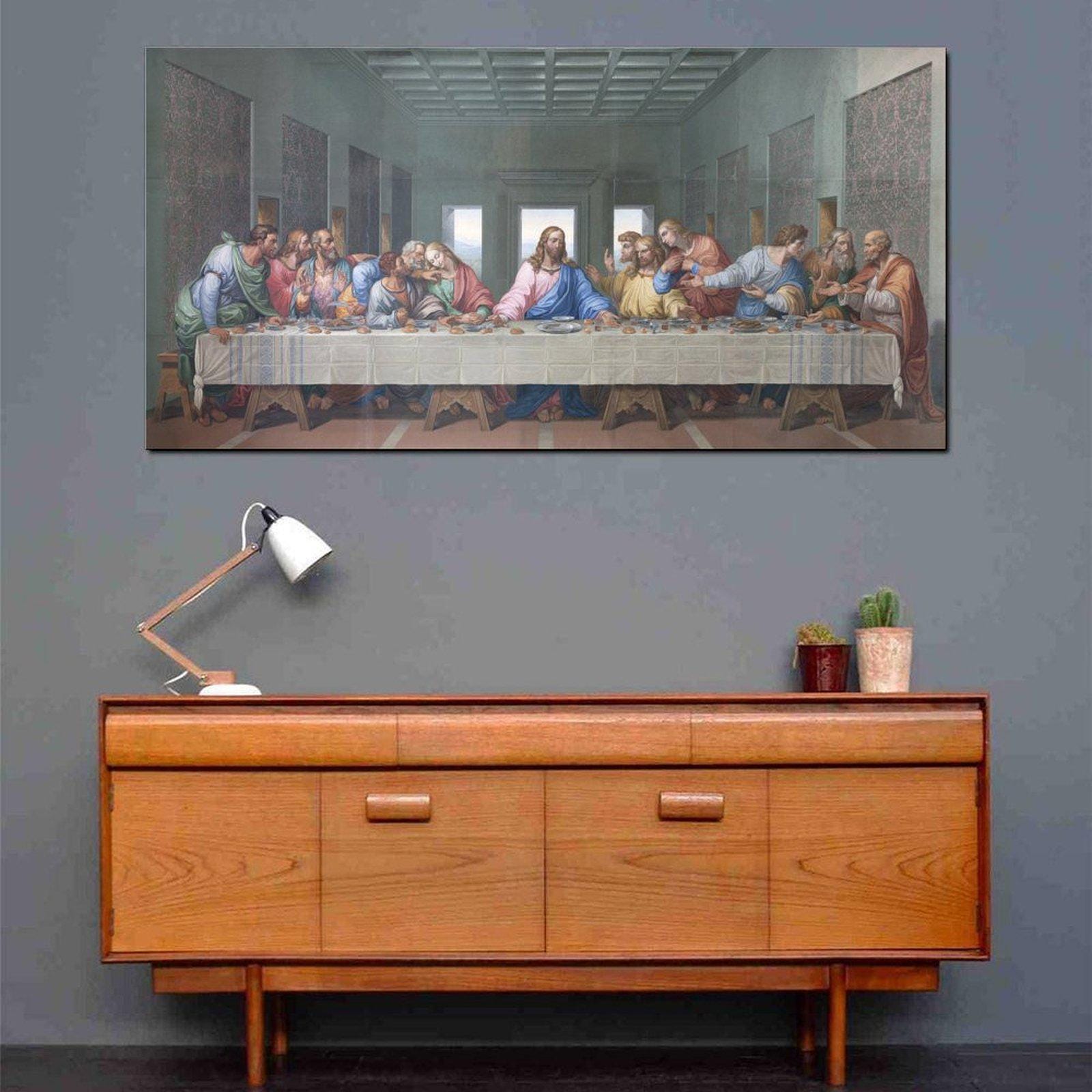 Jesus Christ the Last Supper Canvas Print, Leonardo Da Vinci ...