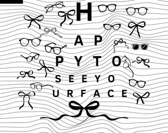 Funny Optometrist Eye Chart apparel SVG PNG: Humor Design for Optometry Students & Vision Care Professionals png svg Digital Download