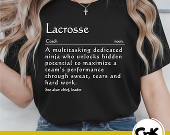 Funny Lacrosse Coach Definition Tri-Blend, Sports Humor SVG PNG (Digital Download)