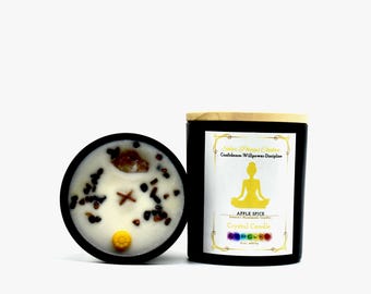 Solar Plexus Crystal Soy Candle