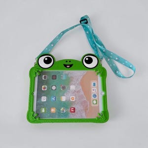 Funda Toy Story 5 Lily Pad para iPad A16 Air 2 3 4 5 6 10.9 Mini 6 7 Pro 11 9 8 7.ª generación. Funda de silicona con diseño de rana de dibujos animados en 3D.