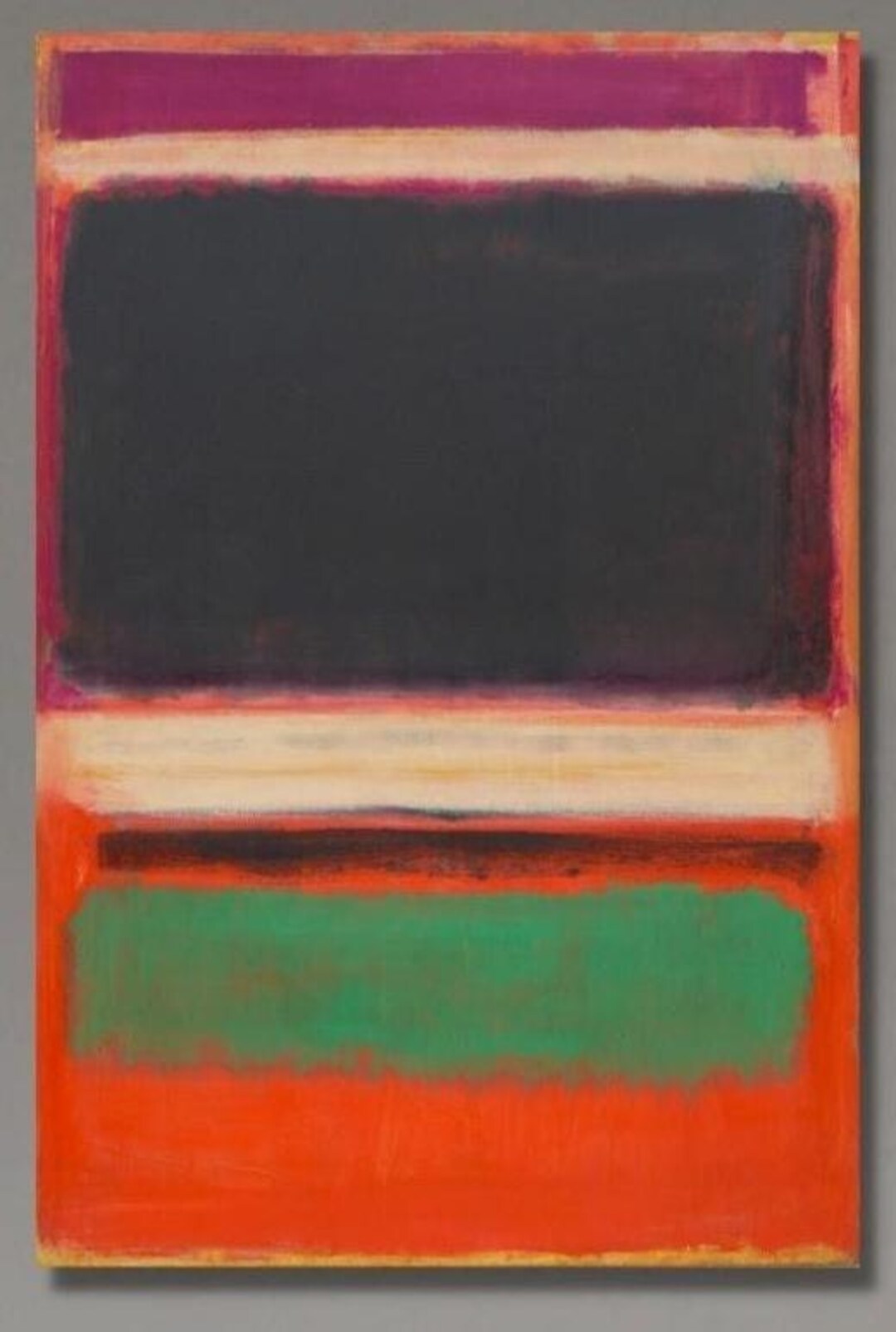 Mark Rothko No.3 Canvas Print – Abstract Expressionist Wall Art ...
