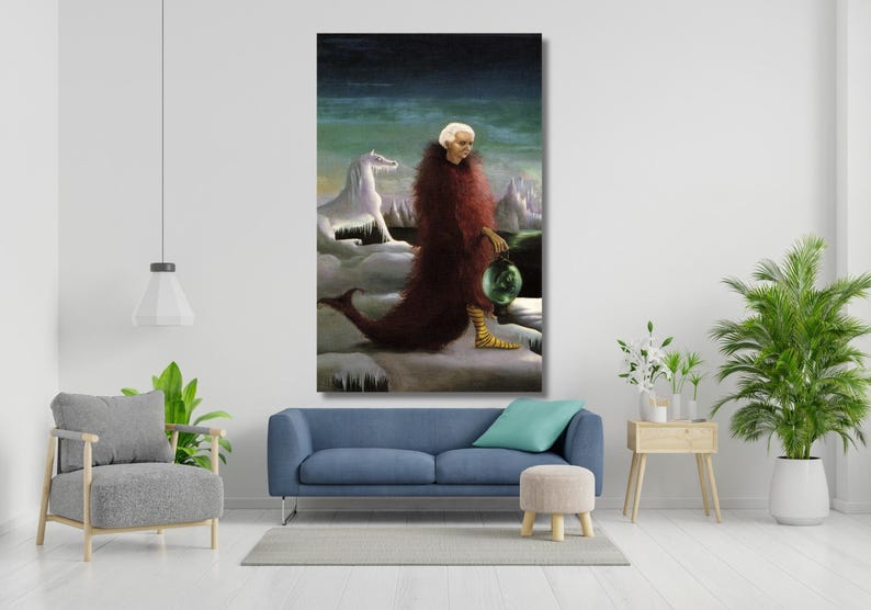 Leonora Carrington Canvas Print ,portrait of Max Ernst Print, Home ...