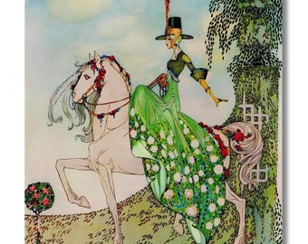 Kay Nielsen Art Print, Kay Nielsen Drucke, Kay Nielsen Kunst Poster, Kay Nielsen Gemälde, Kay Nielsen ART DECO, Kinderzimmerdruck, Kinderzimmer Poster