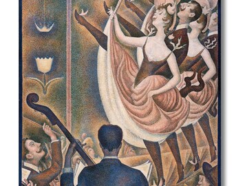 ジョルジュ・ピエール・スーラ: Le Chahut のための習作 (1889