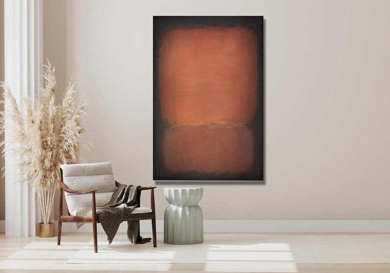 Mark Rothko Brown and Colorful Print Wall Art,paintings Reproduction ...
