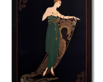 エメラルドナイト – エルテ | アールデコファッションイラストプリント