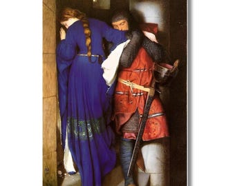 Frederic William Burton Fine Art Print, Hellelil and Hildebrand