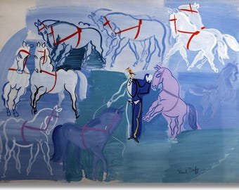 Raoul Dufy Royal Ascot Archival Fine Art Print Horse Racing Wall