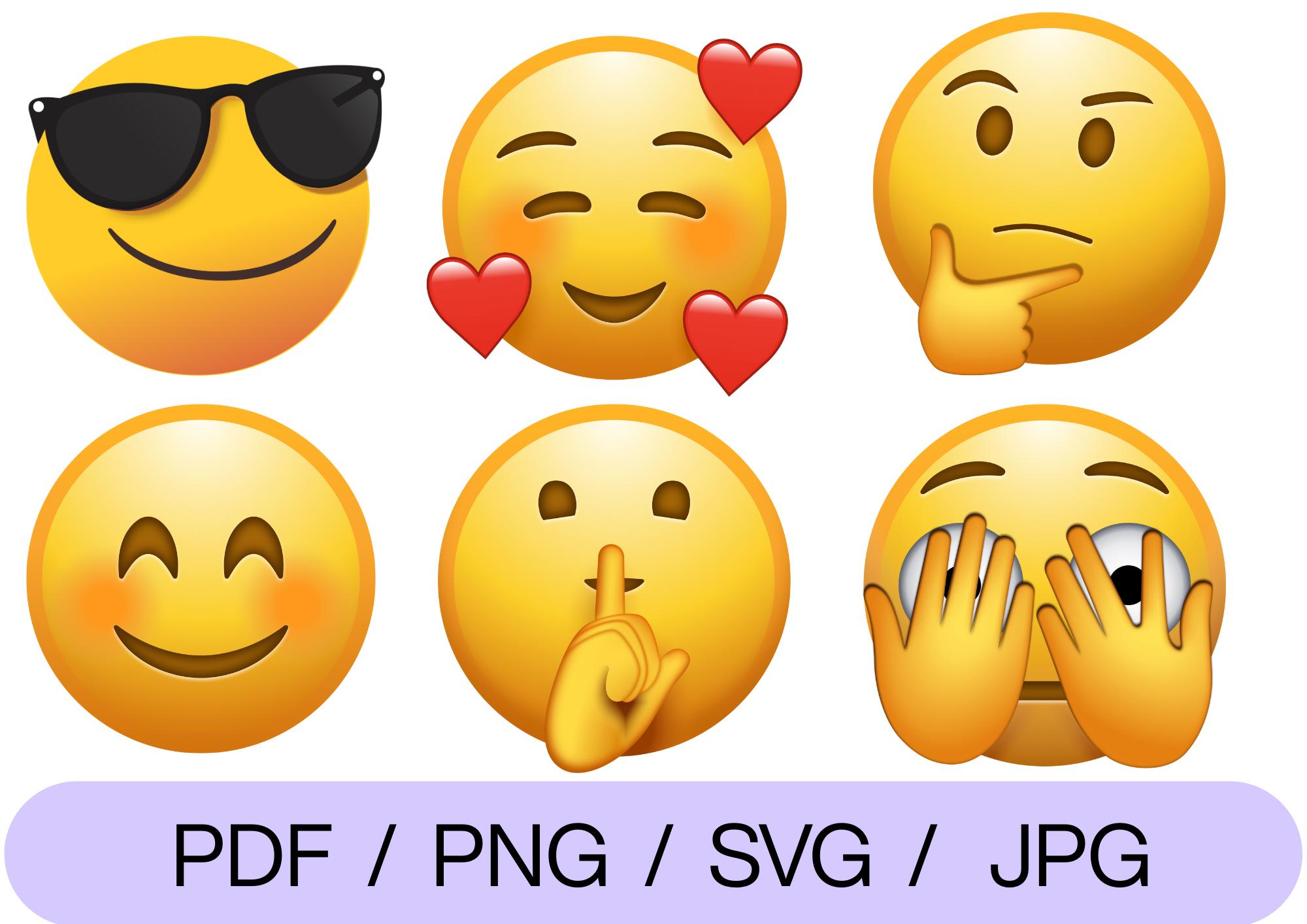 Kiss face emoji - Etsy België, image size:2000x1414
