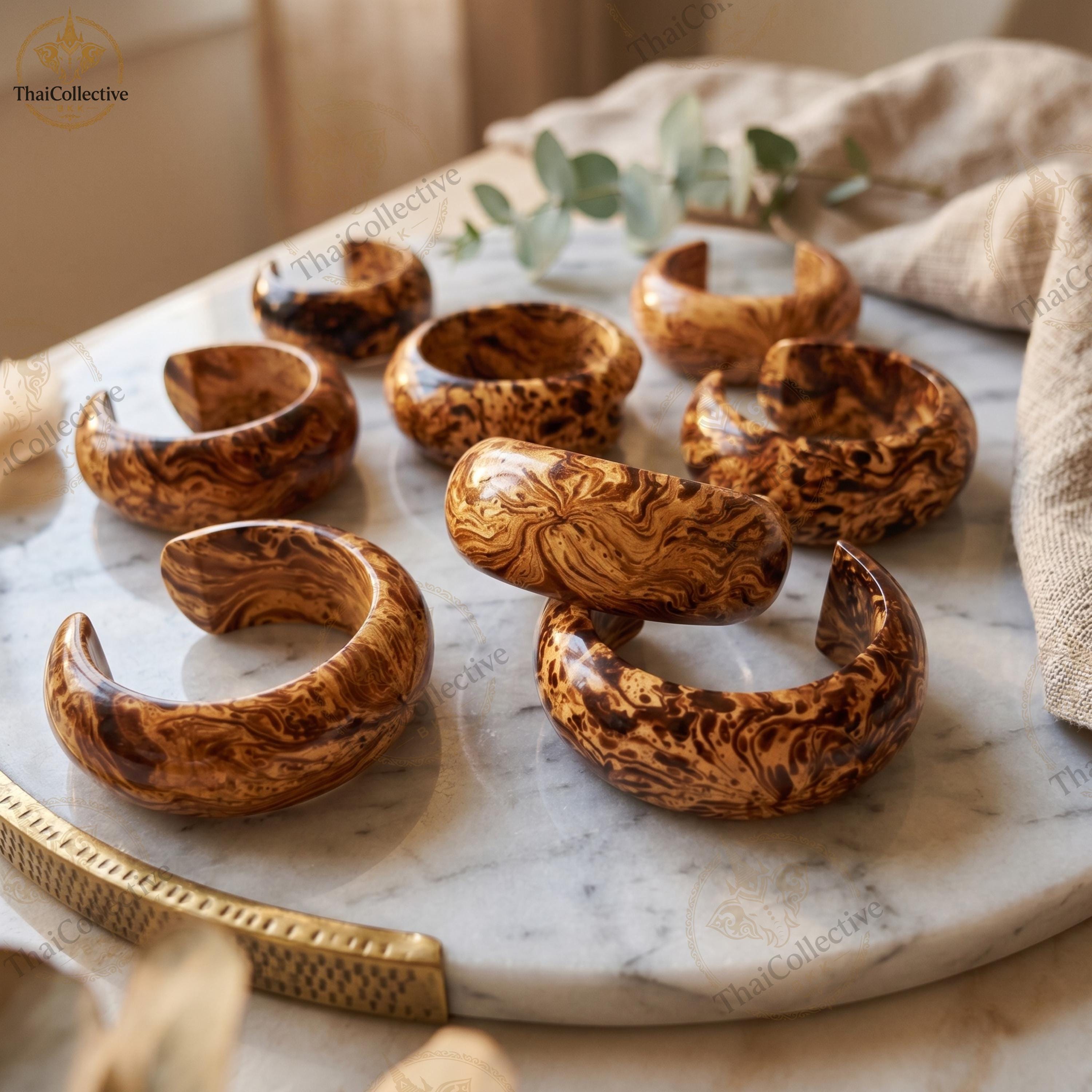 Wood bangle - Etsy 日本