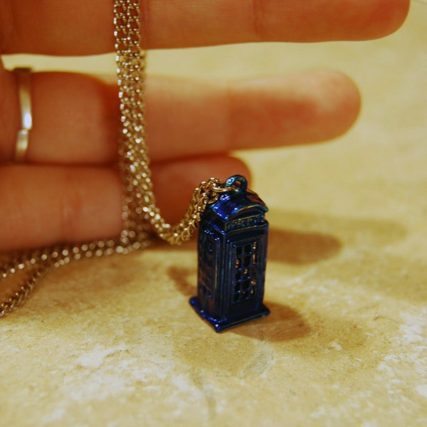 Teeny-Weeny TARDIS Necklace