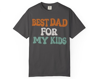 Best Dad For My Kids T-shirt | Father's Day Gift | Retro Dad Graphic Tee