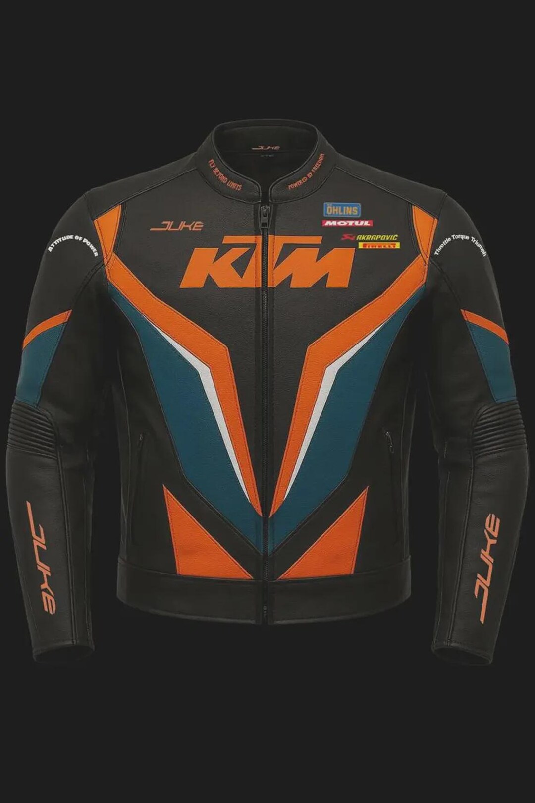 KTM Racing Motorbike Cowhide Leather Jacket New KTM Vintage Motorcycle ...
