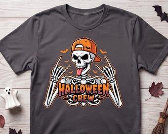 Halloween Skeleton PNG, Halloween Crew PNG, Skeleton with Cap, Skull PNG, Halloween Design, Skull PNG, Spooky Season PNG