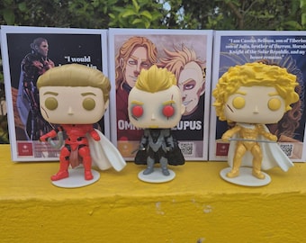 Red Rising Darrow  Cassius or Sevro  Custom POP style with Box!