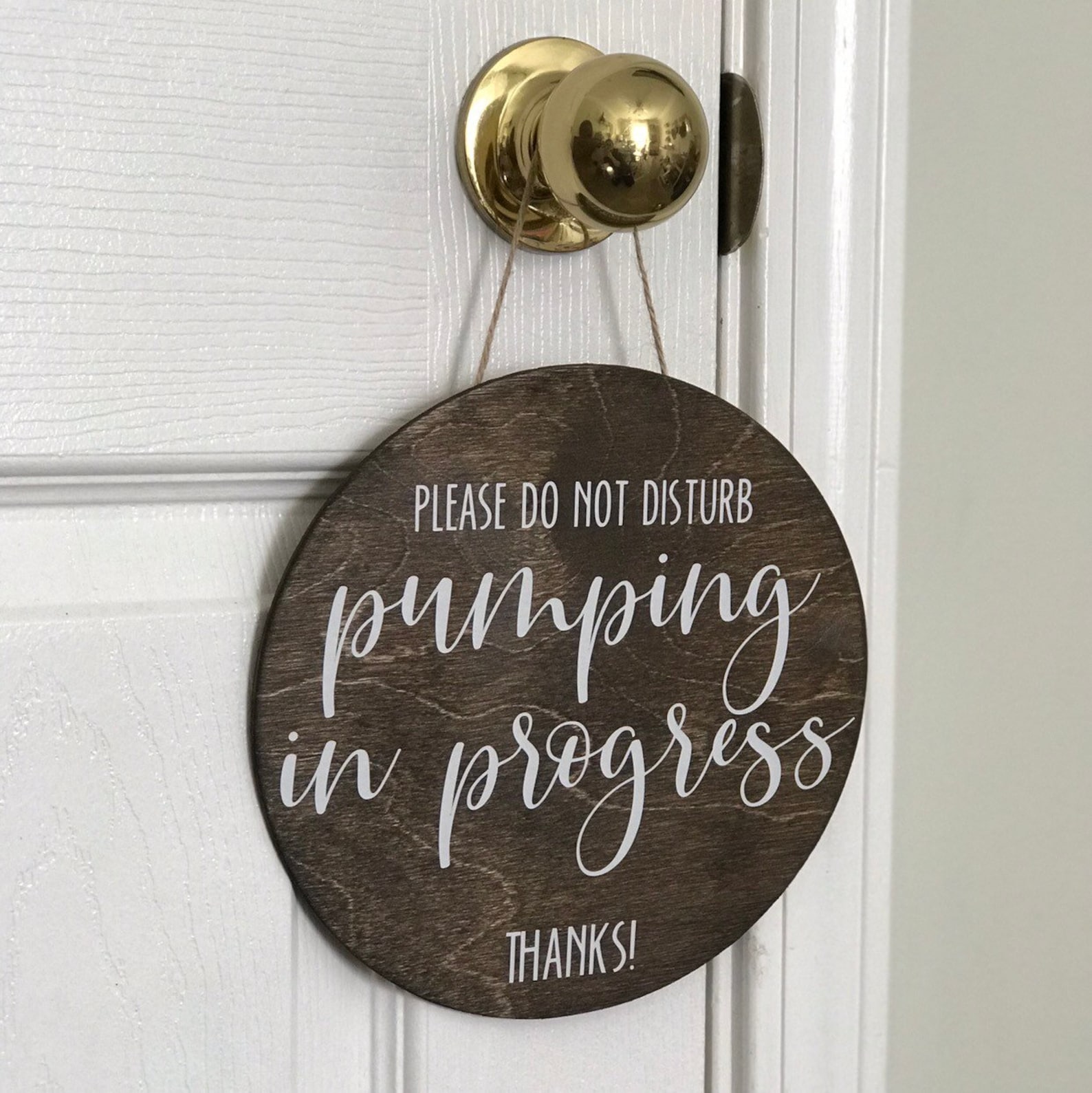 Pumping Door Sign Pumping In Progress Nursing Mom Work Pump Etsy