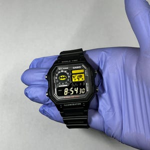 Casio AE-1200WH Batman-mod