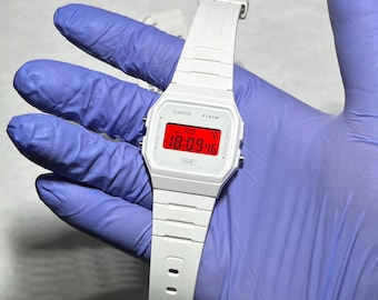 Casio F-91WB Red