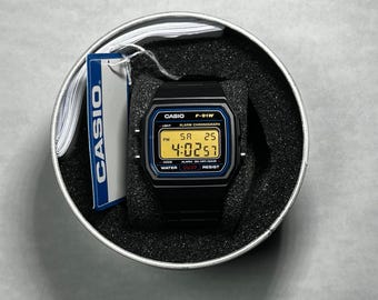 Casio F-91W — Amber Screen Modification | Custom Modified Casio Watch | Classic Edition
