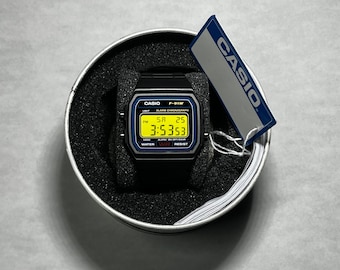 Casio F-91W — Yellow Screen Modification | Custom Modified Casio Watch | Classic Edition