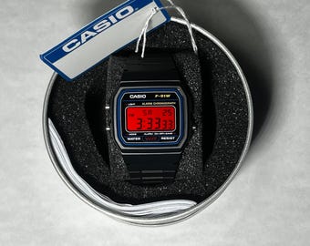 Casio F-91W — Red Screen Modification | Custom Modified Casio Watch | Classic Edition
