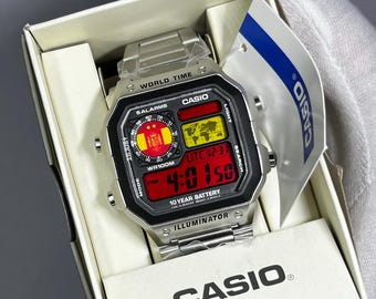 Casio AE-1200WHD — Spain World Cup 2026 Edition | Custom Football Watch | Modified Casio Watch | Steel Edition