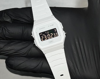 F-91WB White Blackout Mod – Custom Casio F-91WB