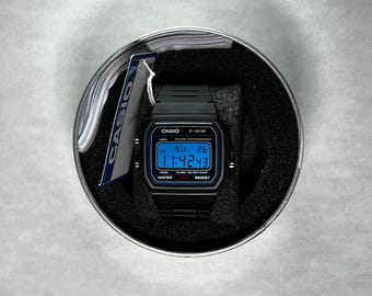 Casio F-91W — Blue Screen Modification | Custom Modified Casio Watch | Classic Edition