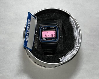 Casio F-91W — Dusty Pink Screen Modification | Custom Modified Casio Watch | Classic Edition