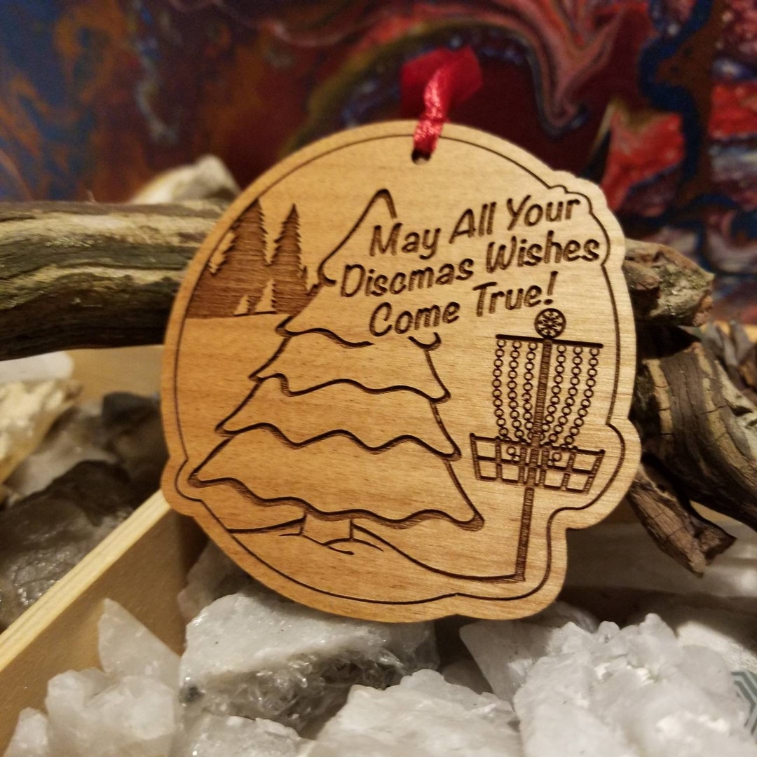 Disc Golf Christmas Ornament Gift for Any Disc Golf Lover in Etsy New