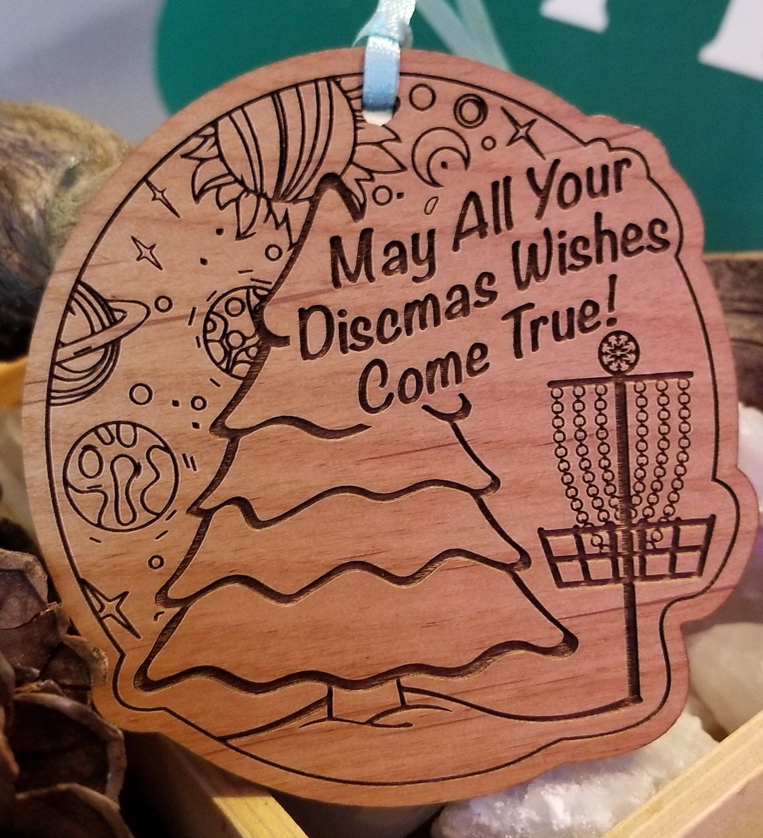 Disc Golf Christmas Ornament Gift for Any Disc Golf Lover in Your Life