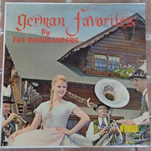 vintage vinyl record German Favorites  Music album Karl Braun beer drinking music