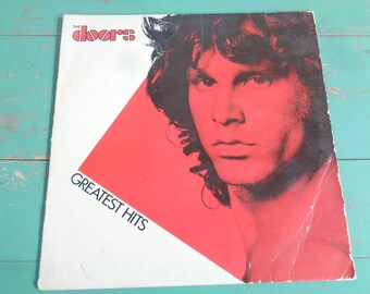 vintage vinyl record The Doors 1980 greatest hits 5E-515-A SP music album