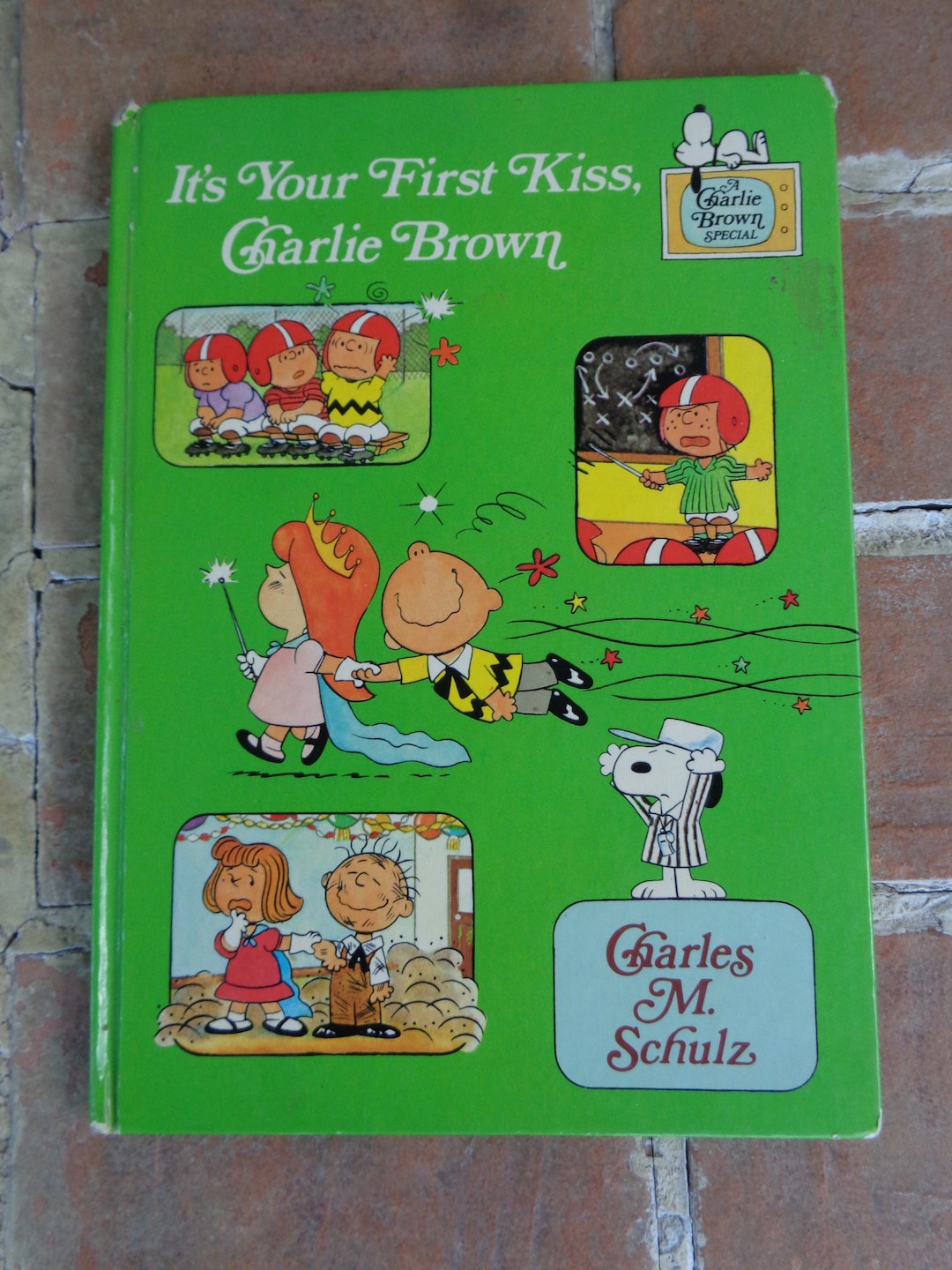 Vintage Book It's Your First Kiss Charlie Brown 1978 Charles M Schultz