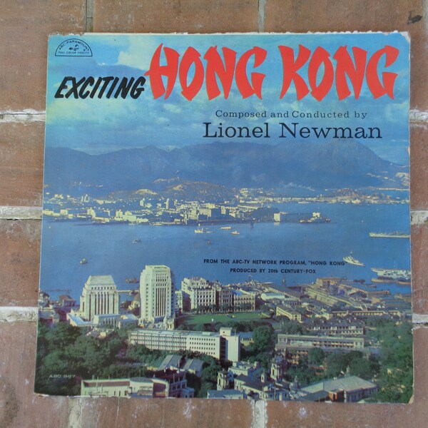 Vintage vinyl 1961 Exciting Hong Kong Lionel Newman ABC 367 music record Asian