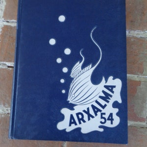 vintage yearbook Reading High School 1954 ARXALMA memorabilia Pennsylvania
