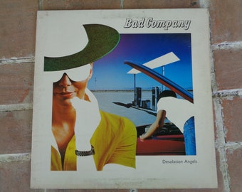 vintage vinyl record Bad Company Desolation Angels 1979 classic rock music album