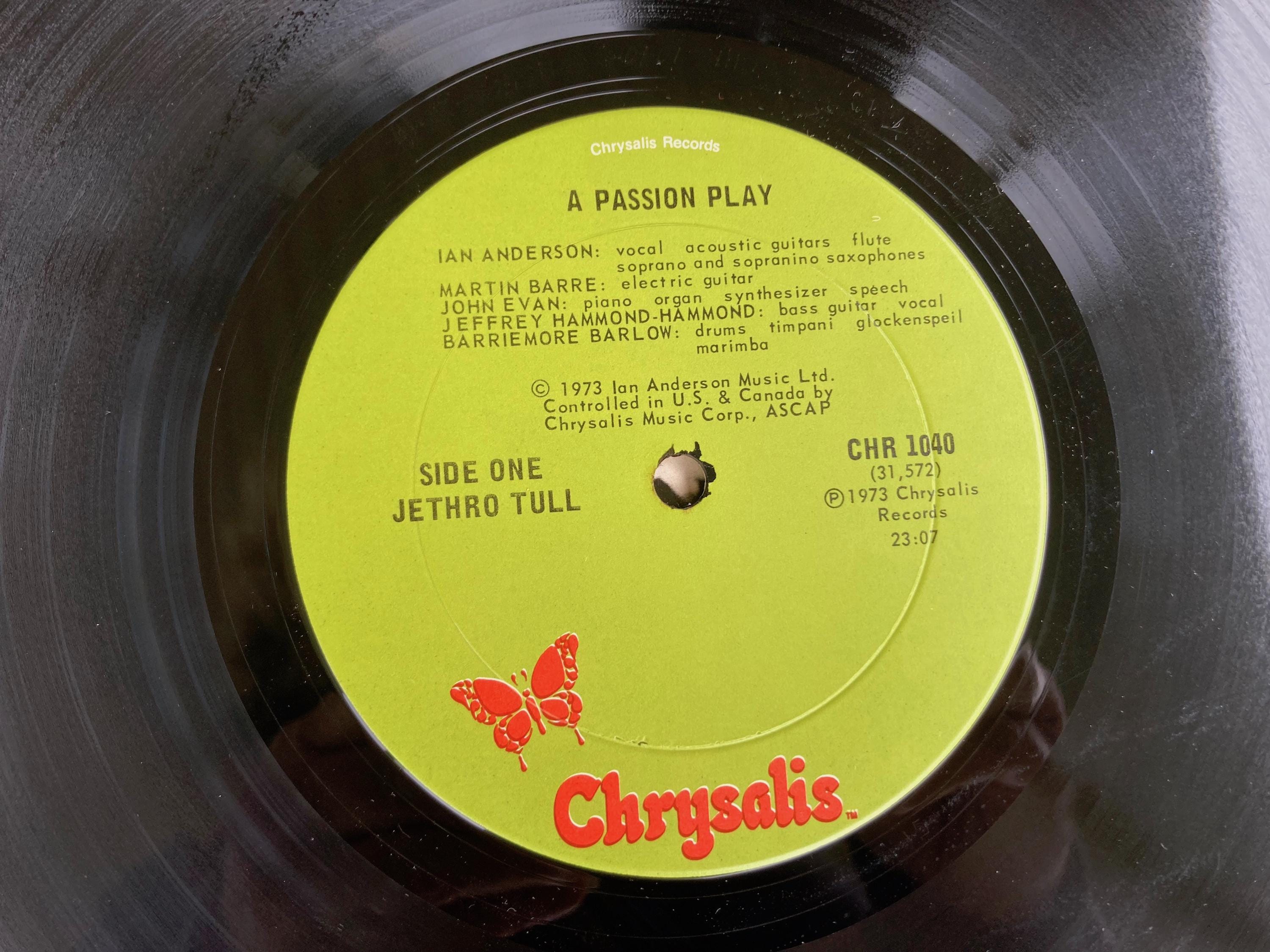その他 LP Jethro Tull A Passion Play CHR1040PROMO CHRYSALIS /00400 Amazon.com: A Passion Play: CD 和黑膠唱片